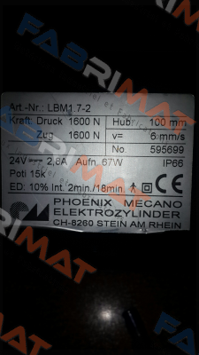 LBM1.7-2  oem Phoenix Mecano