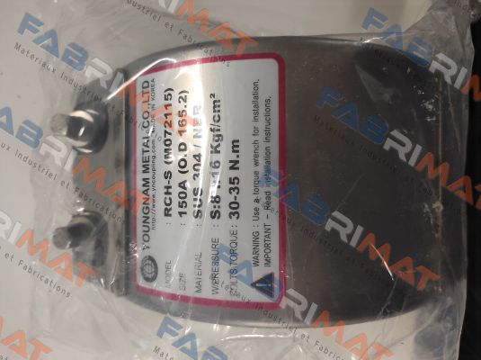 RCH-S 150A (¾") YOUNGNAM METAL