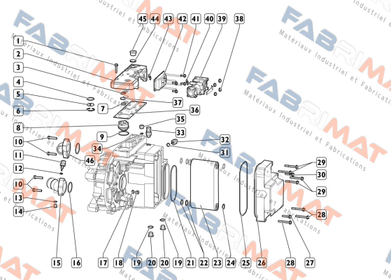 Spare part for VR123 Voith