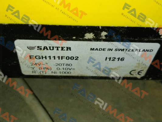 EGH111F002 Sauter