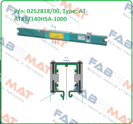 P/n: 0252818/00, Type: AT-ATK5/140HSA-1000 Vahle