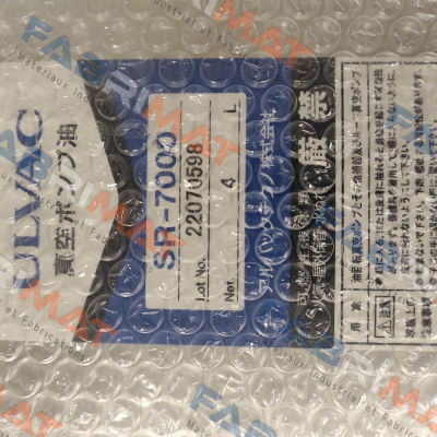 SR­7000 ULVOIL 4L can / 100007385 ULVAC