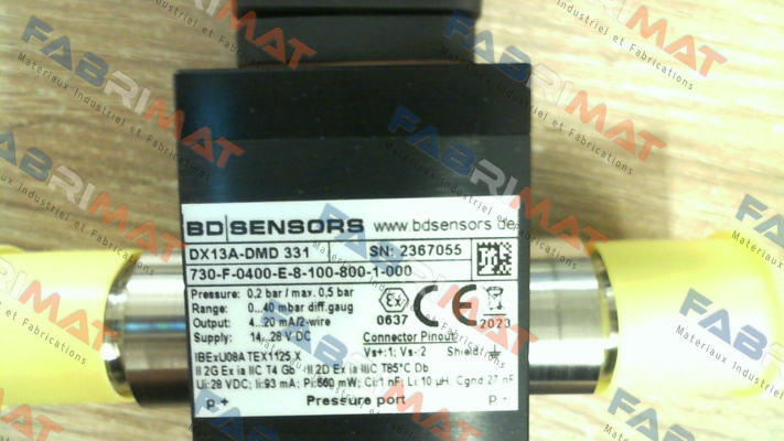 DMD 331 Code: 730-F-0400-E-8-100-800-1-000 Bd Sensors