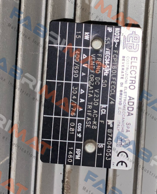 Type FCP 160 L - FECCL-4 Electro Adda