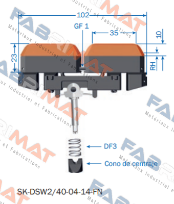 0144059/03 / SK-DSW2/40VP-04-14-FN-R15 Vahle