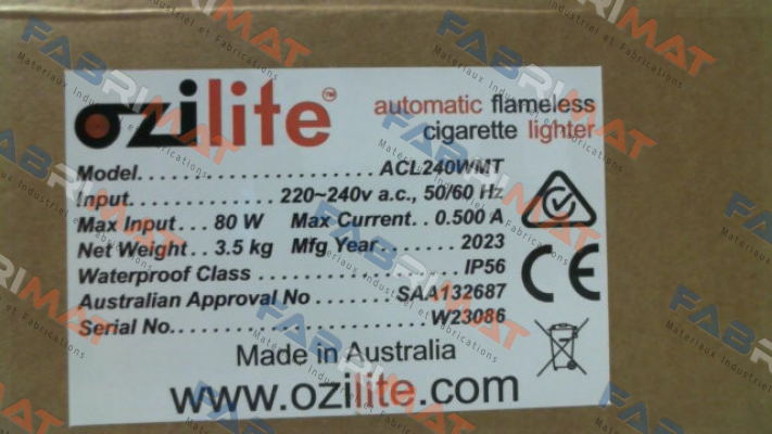 ACL240WMT Ozilite - Automatic