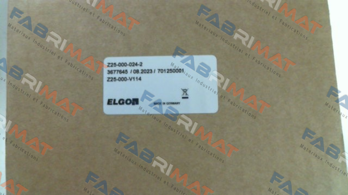 Z25 - 000 - 024 - 2 Elgo